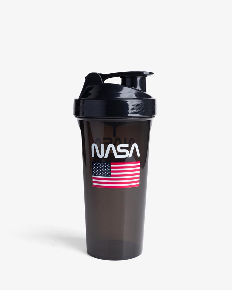 SmartShake NASA Insignia Worm Logo Black 800ml - Scratched
